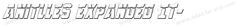 Anitlles Expanded It字体转换